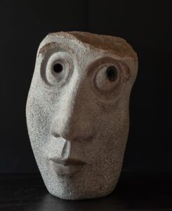 Cristian Ianculescu - Insomnia- Envy, 2025, 14 x 9 x 14 in, Tennessee Pink Marble -2